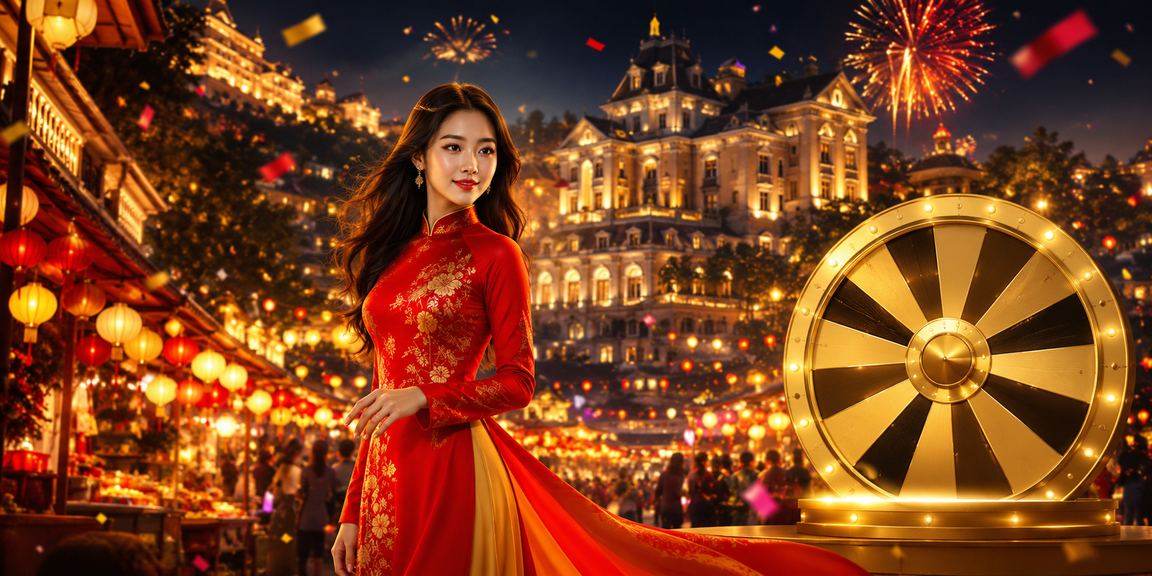 Chương trình bốc thăm may mắn với áo dài truyền thống tại Đà Lạt