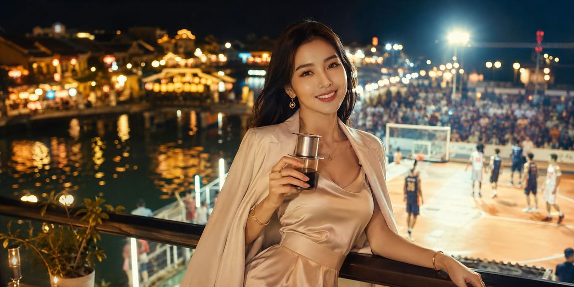 Người dùng Hội An đặt cược bóng rổ tại quán cà phê với không gian yên tĩnh